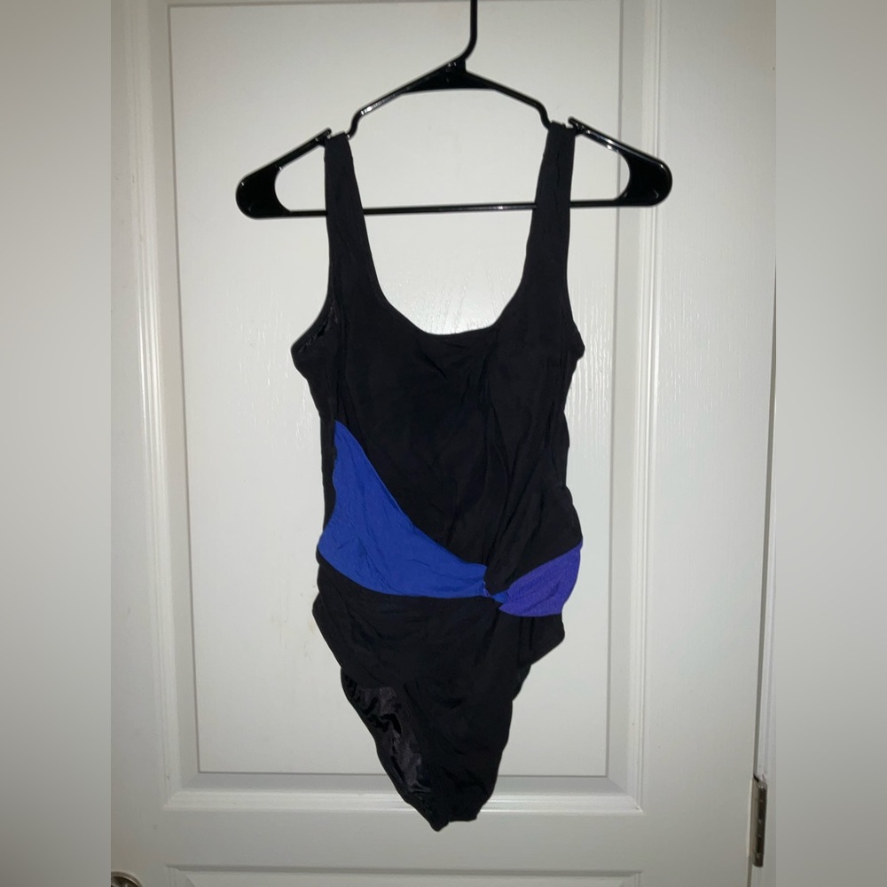 Longitude Scoopneck Tank One Piece Bathing Suit